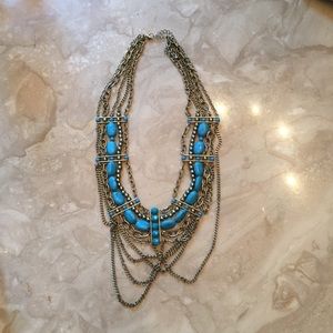 Turquoise & Gold Necklace